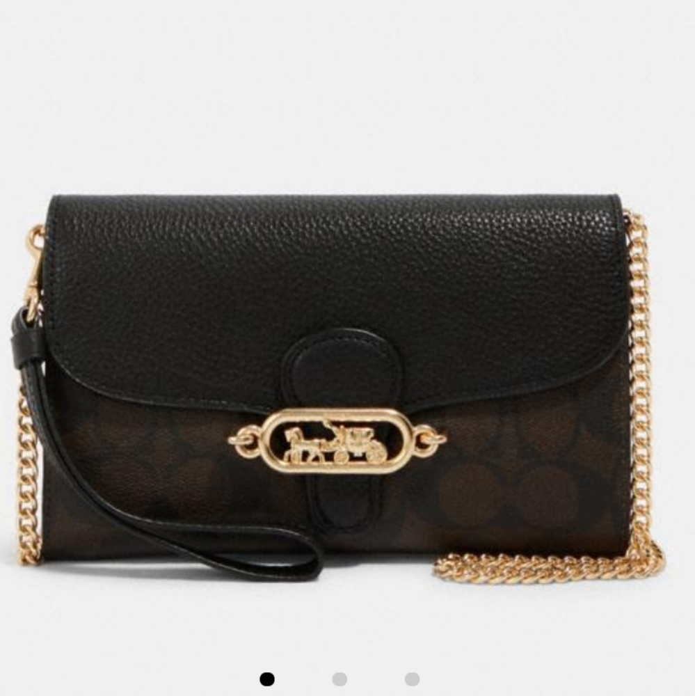 Coach crossbody in Signature canvas